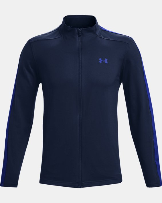 Men's UA Storm Midlayer Full-Zip Golf Jacket, Navy, pdpMainDesktop image number 4
